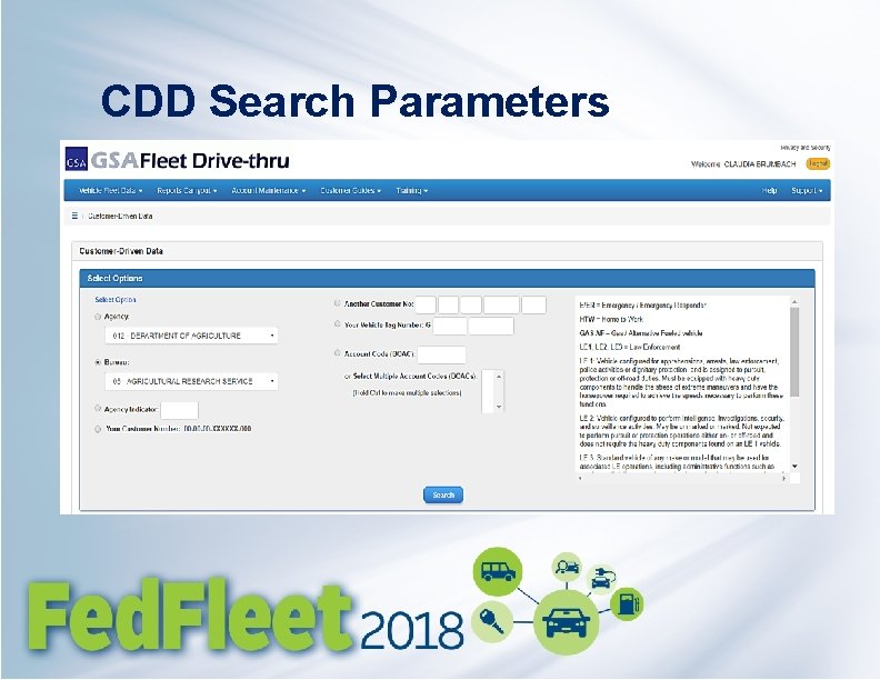 CDD Search Parameters If there is a graph or image to use this space