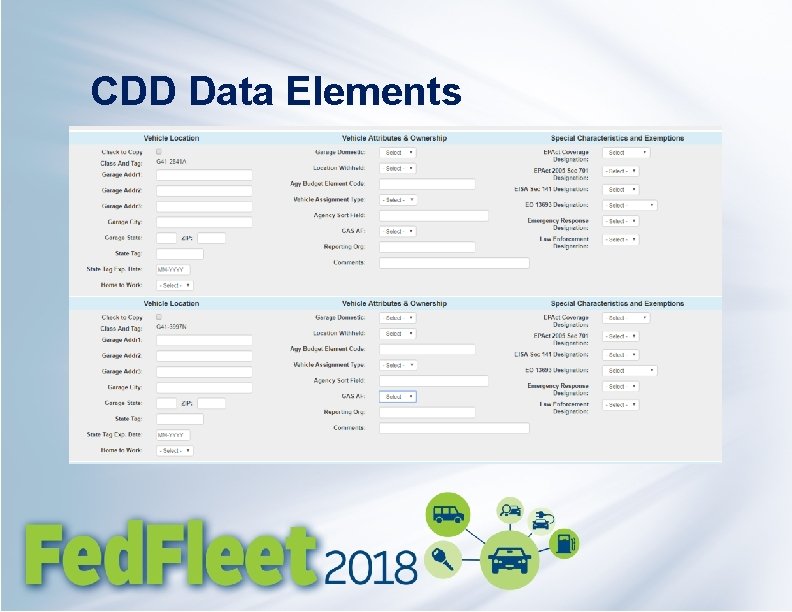 CDD Data Elements If there is a graph or image to use this space