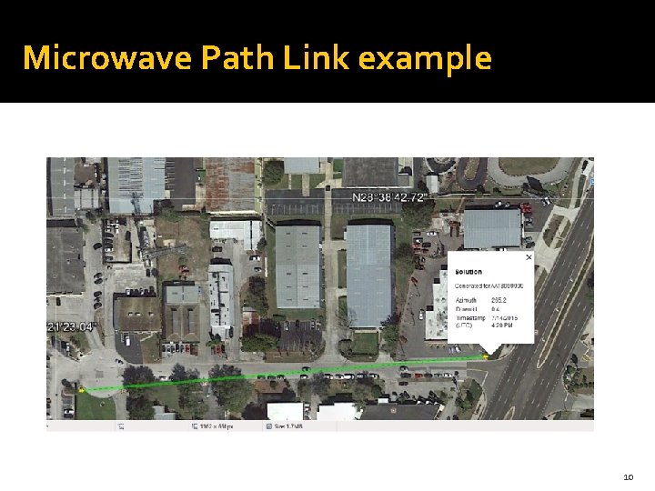 Microwave Path Link example 10 