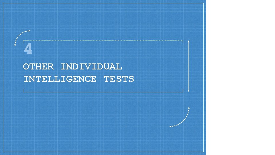 4 OTHER INDIVIDUAL INTELLIGENCE TESTS 