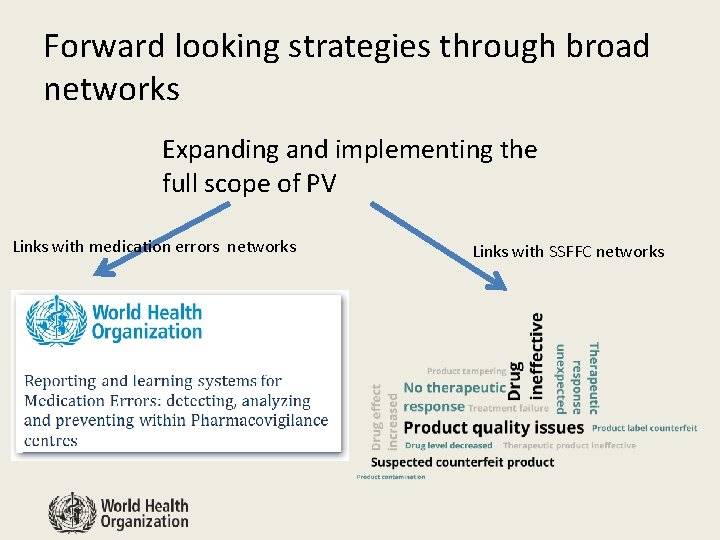 Forward looking strategies through broad networks Expanding and implementing the full scope of PV