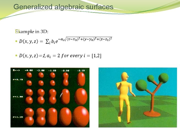 Generalized algebraic surfaces � 