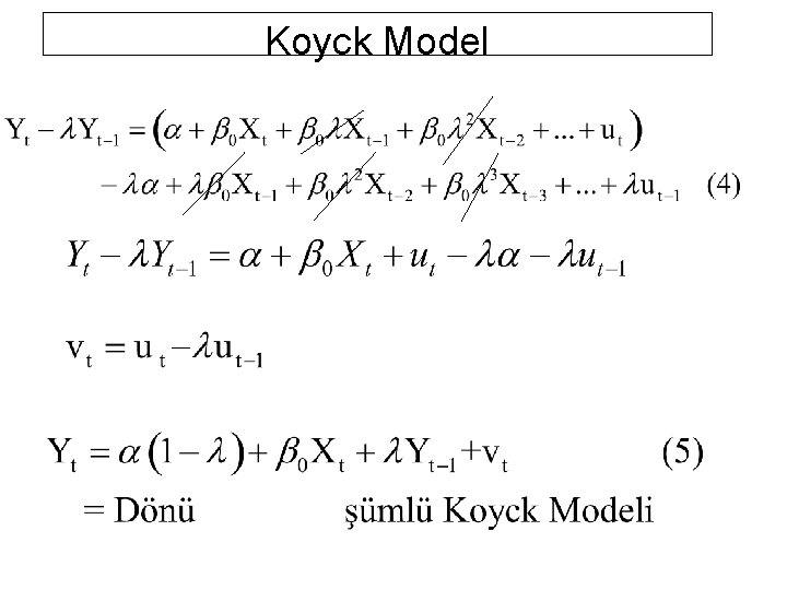 Koyck Model 