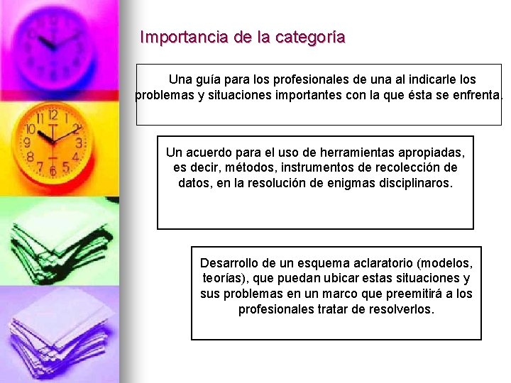 Importancia de la categoría Una guía para los profesionales de una al indicarle los