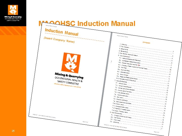 MAQOHSC Induction Manual 25 