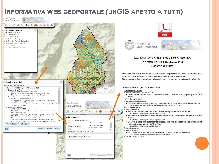 INFORMATIVA WEB GEOPORTALE (UNGIS APERTO A TUTTI) 