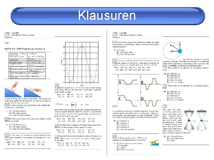 Klausuren 