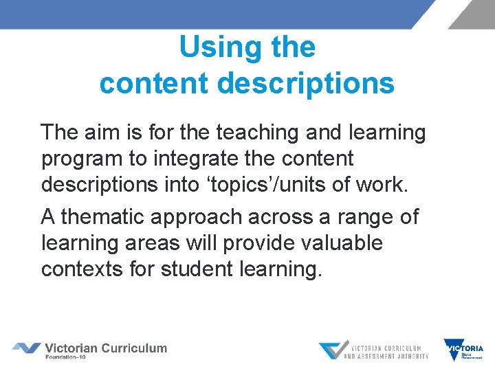 Overview of Languages in the Victorian Curriculum Primary