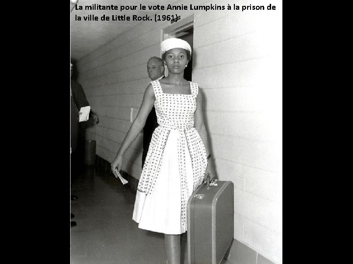 La militante pour le vote Annie Lumpkins à la prison de la ville de La militante pour le vote Annie Lumpkins à la prison de la ville de