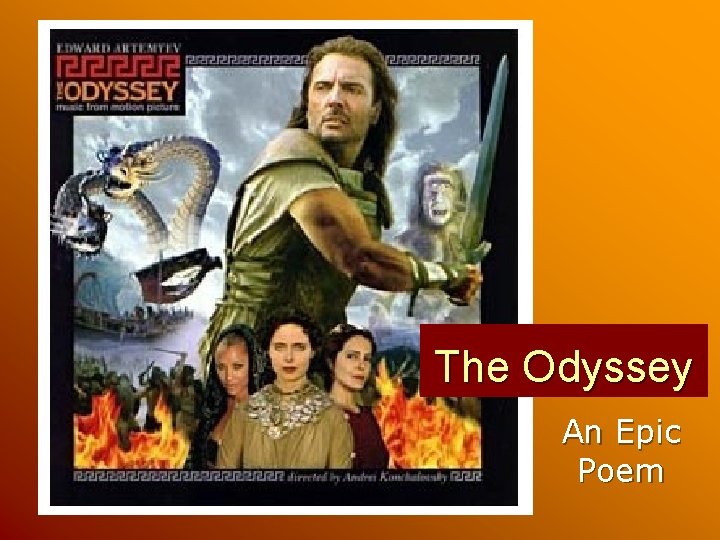 The Odyssey An Epic Poem 