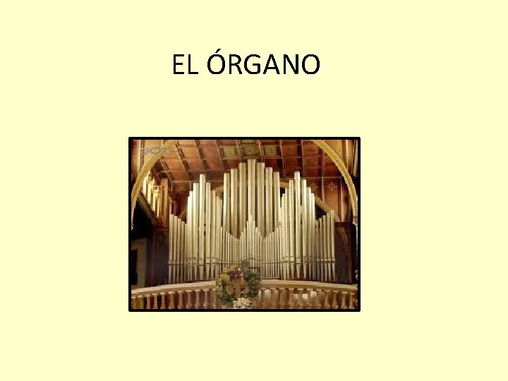 EL ÓRGANO 