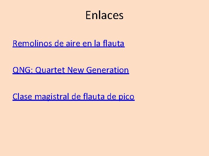 Enlaces Remolinos de aire en la flauta QNG: Quartet New Generation Clase magistral de