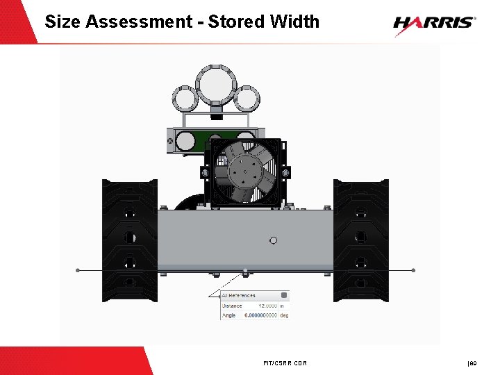 Size Assessment - Stored Width FIT/CSRR CDR | 89 