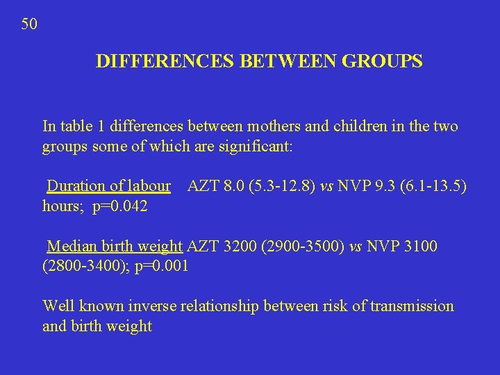 50 DIFFERENCES BETWEEN GROUPS In table 1 differences between mothers and children in the