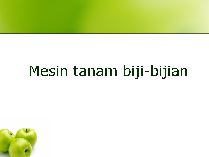 Mesin tanam biji-bijian 