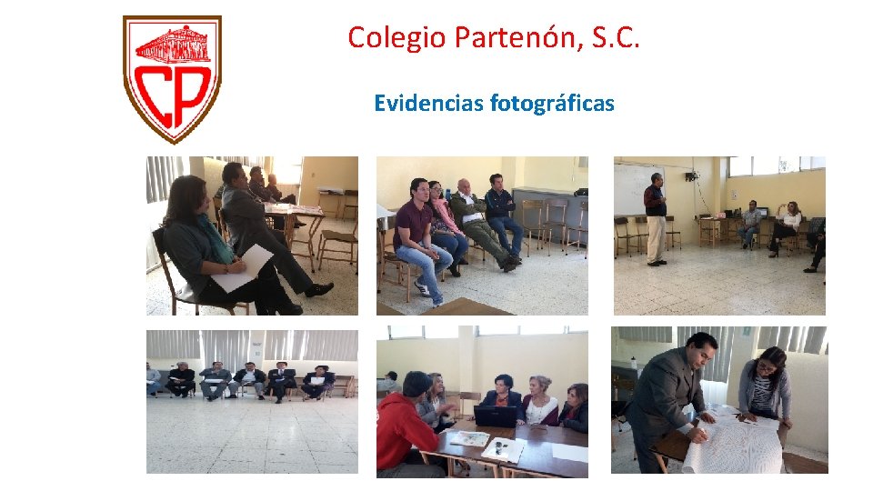 Colegio Partenón, S. C. Evidencias fotográficas 