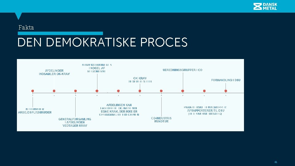 Fakta DEN DEMOKRATISKE PROCES 41 