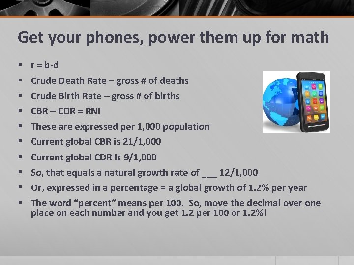 Get your phones, power them up for math § § § § § r