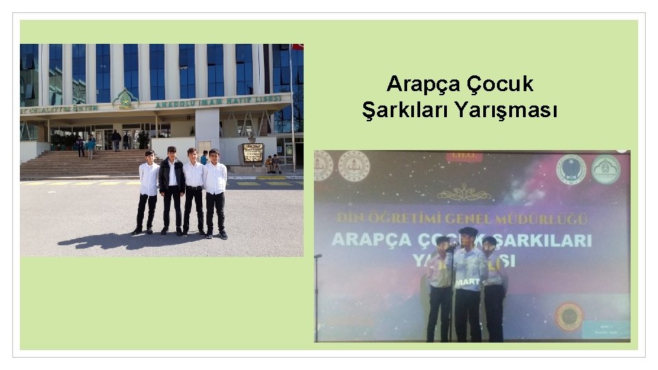 Arapça Çocuk Şarkıları Yarışması 