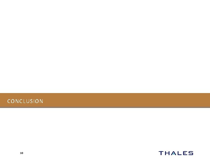 CONCLUSION 10 