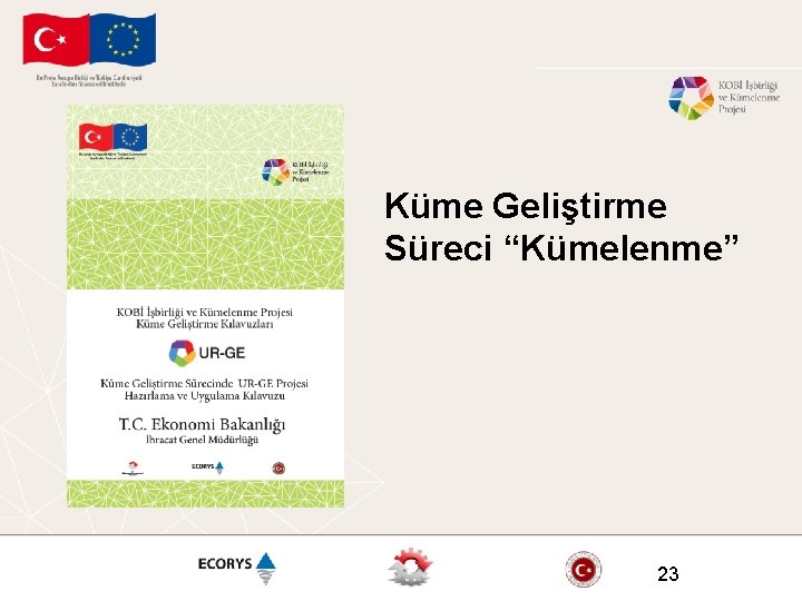 Küme Geliştirme Süreci “Kümelenme” 23 