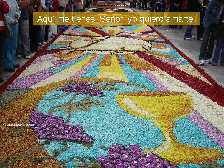 Aquí me tienes, Señor, yo quiero amarte, 