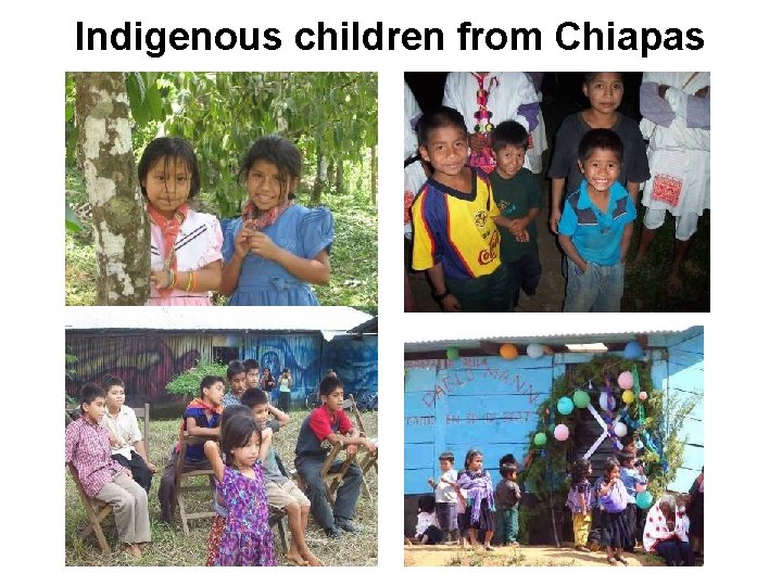 Indigenous children from Chiapas 