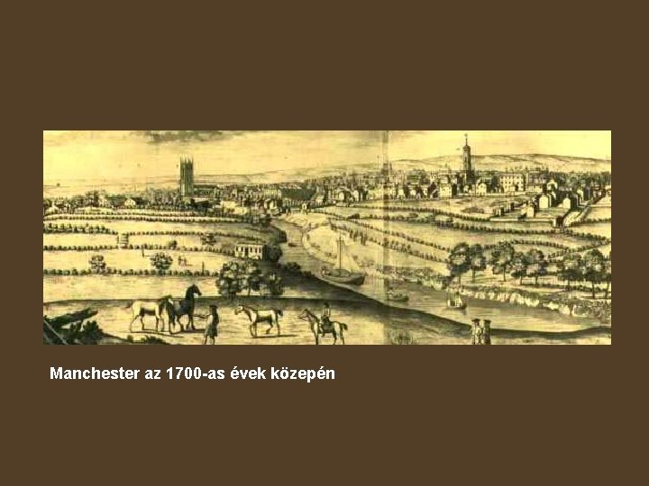 Manchester az 1700 -as évek közepén 