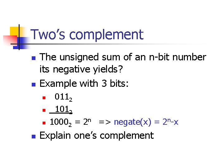 Arithmetic CPSC 321 Computer Architecture Andreas Klappenecker Overview