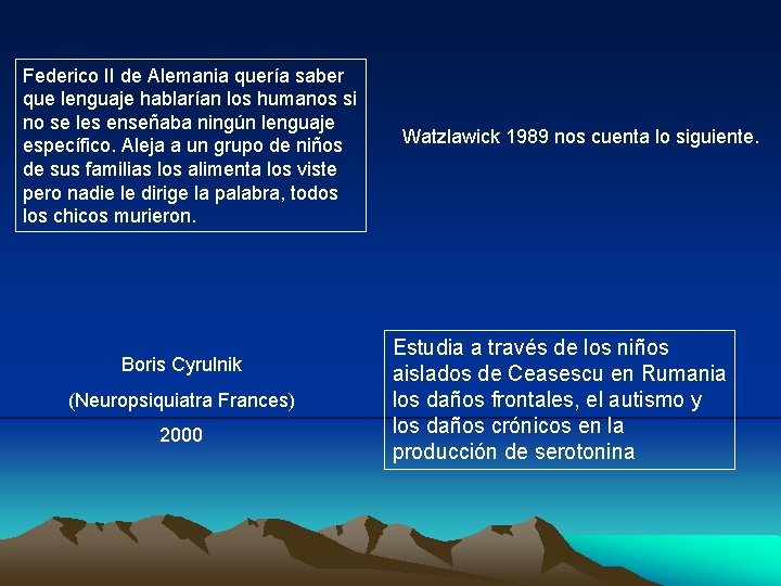Federico II de Alemania quería saber que lenguaje hablarían los humanos si no se