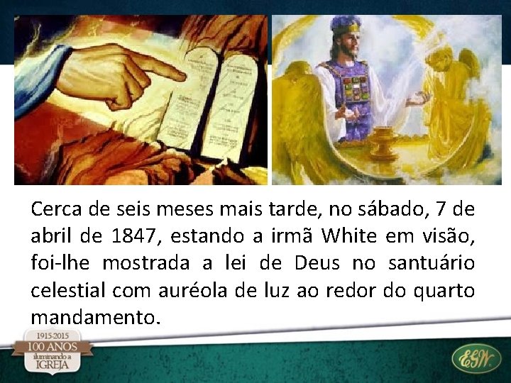 Cerca de seis meses mais tarde, no sábado, 7 de abril de 1847, estando Cerca de seis meses mais tarde, no sábado, 7 de abril de 1847, estando