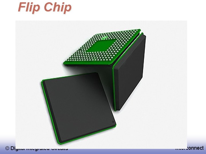 Flip Chip © Digital Integrated Circuits 2 nd Interconnect 