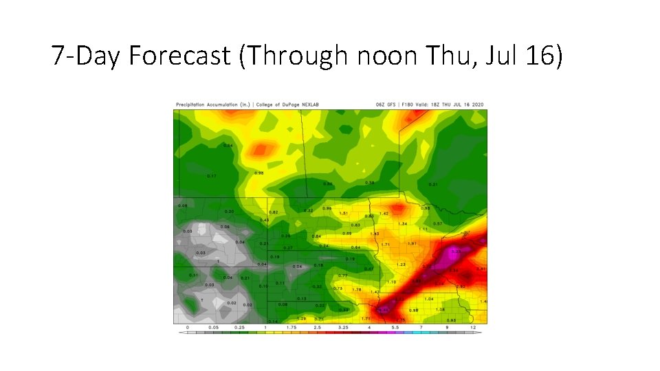 7 -Day Forecast (Through noon Thu, Jul 16) 