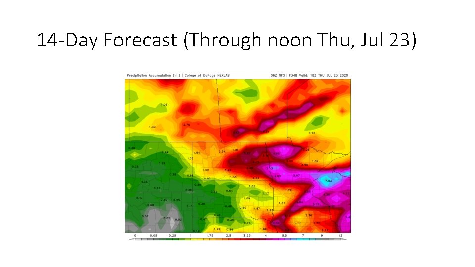 14 -Day Forecast (Through noon Thu, Jul 23) 