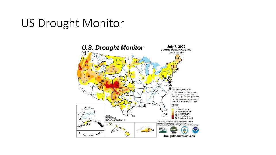 US Drought Monitor 