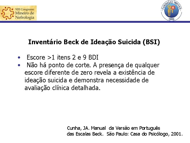 Abordagem Dos Quadros De Depresso Na Doena Renal Abordagem Dos Quadros De Depresso Na Doena Renal