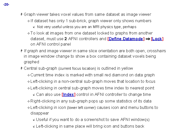 -20 H Graph viewer takes voxel values from same dataset as image viewer ²