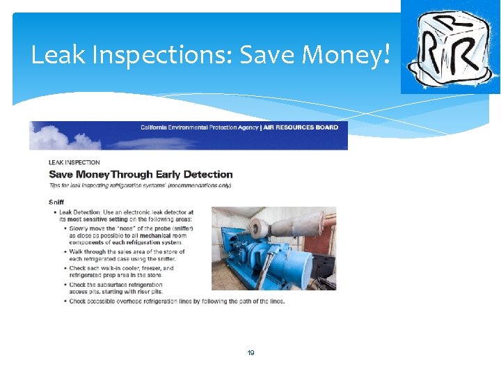 Leak Inspections: Save Money! 19 Leak Inspections: Save Money! 19