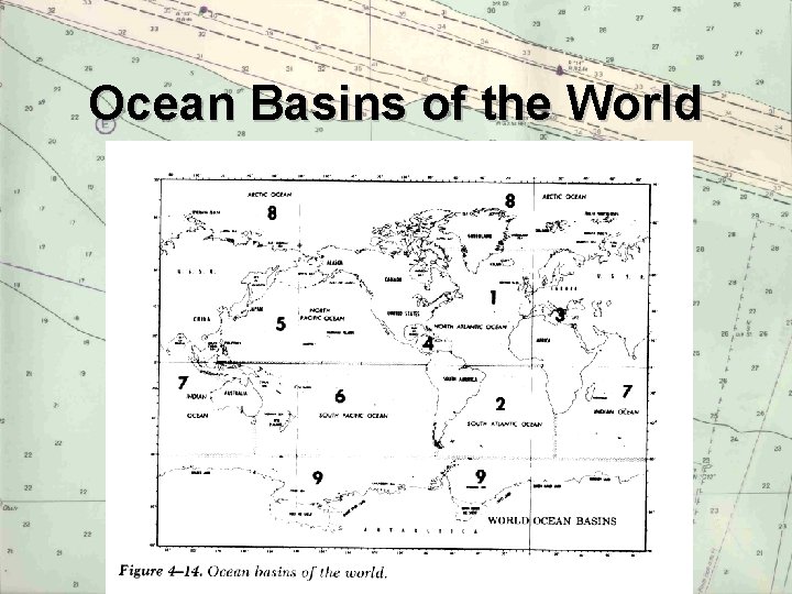 Ocean Basins of the World 