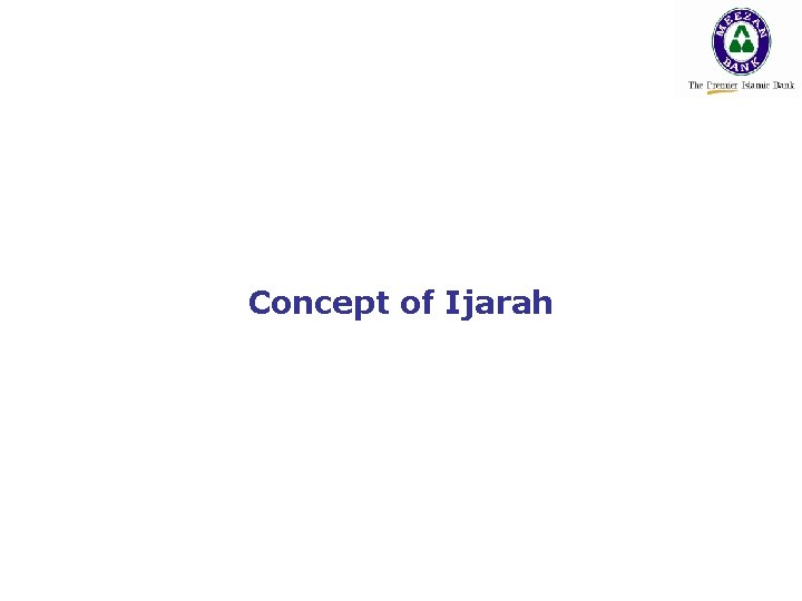 Concept of Ijarah 