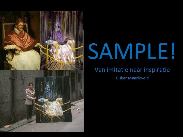 SAMPLE! Van imitatie naar inspiratie Oskar Maarleveld 