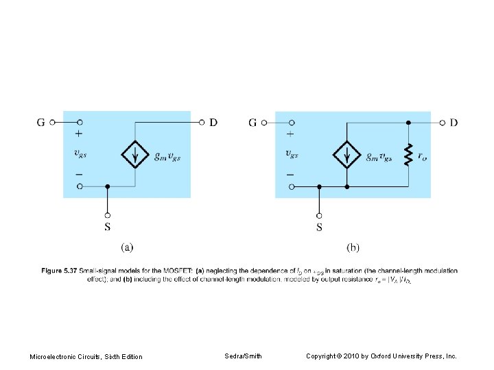 Microelectronic Circuits, Sixth Edition Sedra/Smith Copyright © 2010 by Oxford University Press, Inc. 