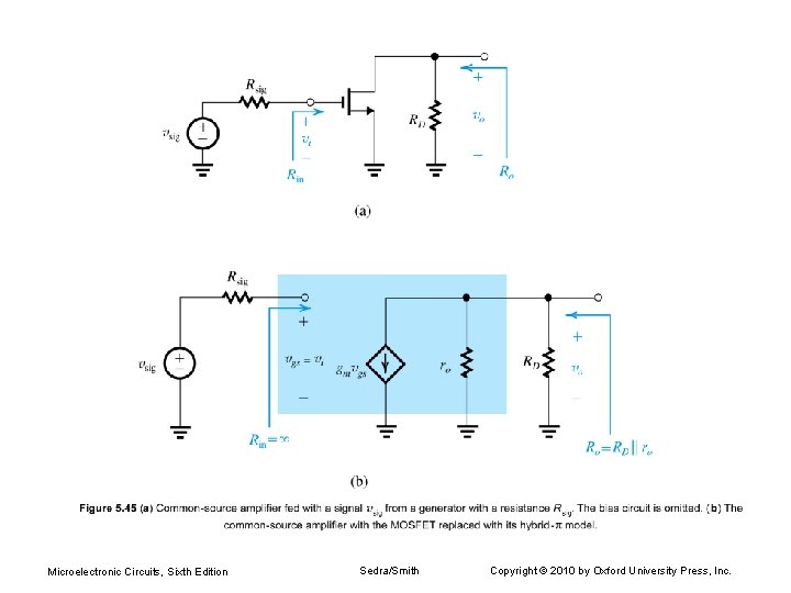 Microelectronic Circuits, Sixth Edition Sedra/Smith Copyright © 2010 by Oxford University Press, Inc. 