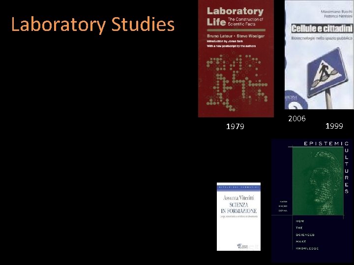 Laboratory Studies 1979 2006 1999 
