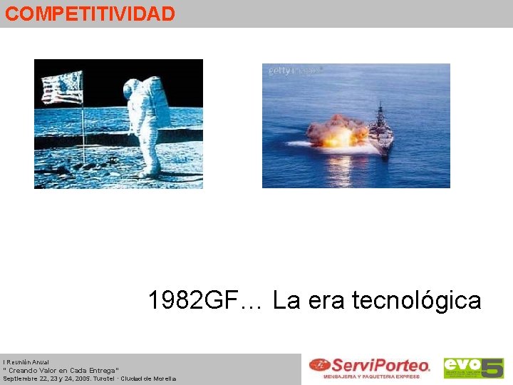 COMPETITIVIDAD 1982 GF… La era tecnológica I Reunión Anual “ Creando Valor en Cada