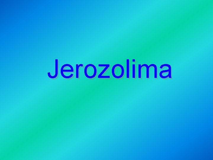 Jerozolima 