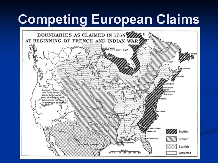 Competing European Claims 