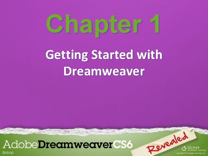 Chapter 1 Getting Started with Dreamweaver 