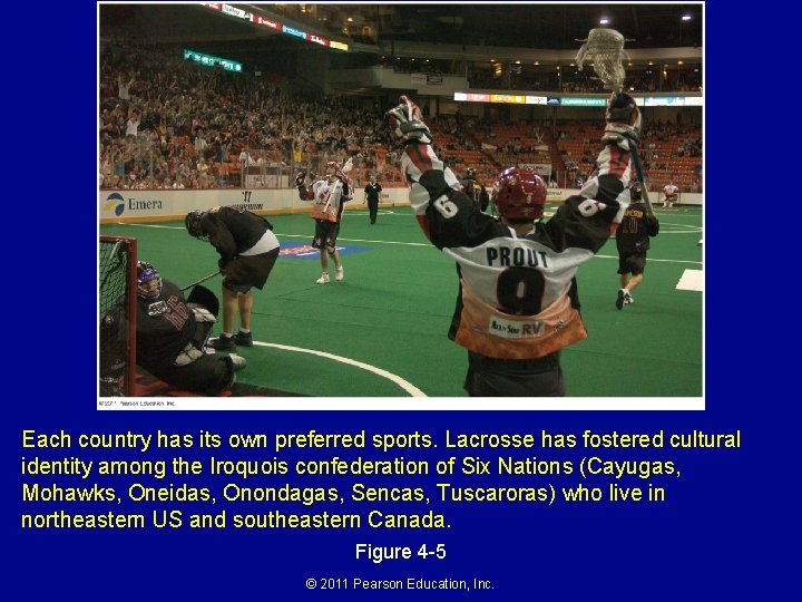 Each country has its own preferred sports. Lacrosse has fostered cultural identity among the