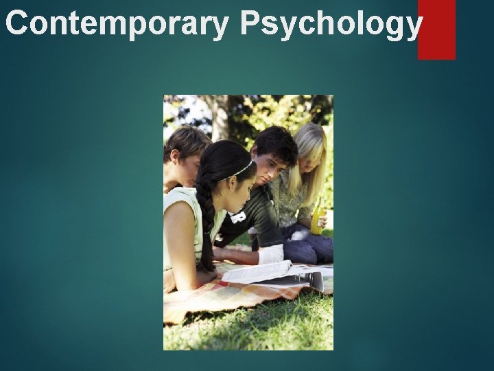 Contemporary Psychology 
